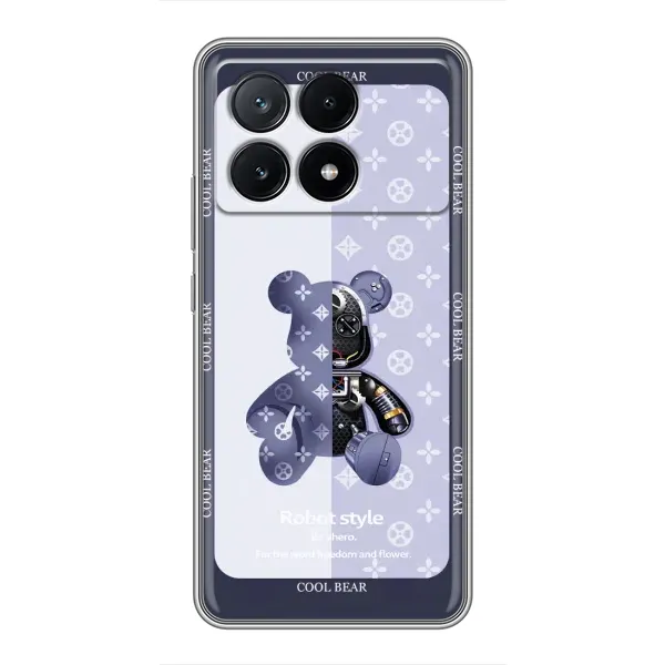 Чехол с принтом «Медвежонок LV» для Xiaomi POCO X6 Pro (5G) Чехол с принтом «Медвежонок LV» для Xiaomi POCO X6 Pro (5G)