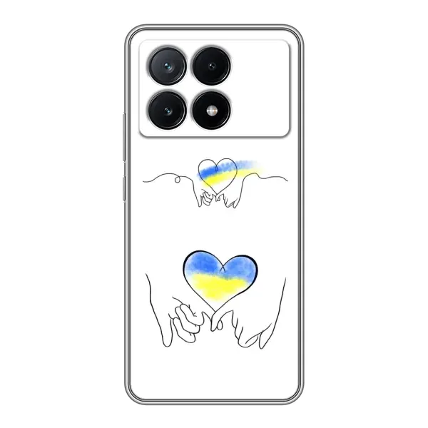 Чохол з принтом «Мир Україні» для Xiaomi POCO X6 Pro (5G) Чохол з принтом «Мир Україні» для Xiaomi POCO X6 Pro (5G)