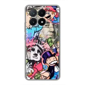 Чохли з крутими принтами для Xiaomi POCO X6 Pro (5G) - (PREMIUMPrint) (Monopoly man)
