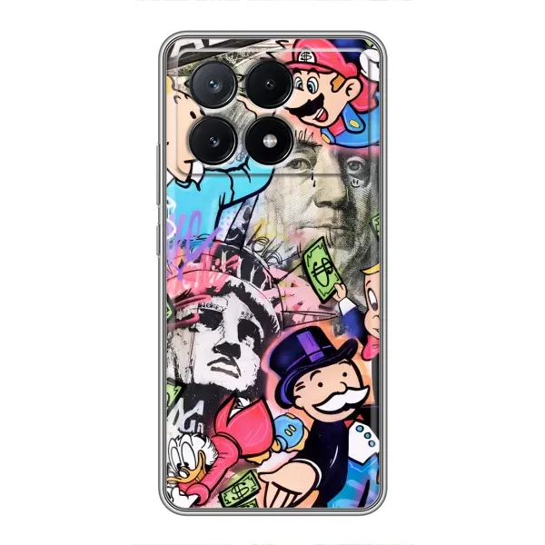 Чехол с принтом «Monopoly man» для Xiaomi POCO X6 Pro (5G)