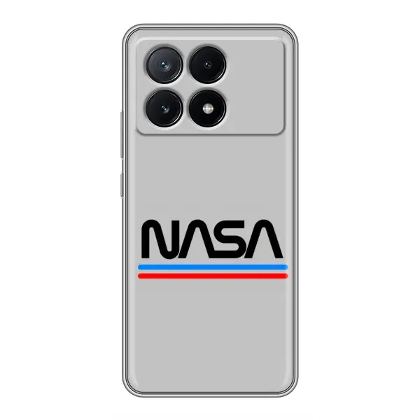 Чохол з принтом «NASA» для Xiaomi POCO X6 Pro (5G)