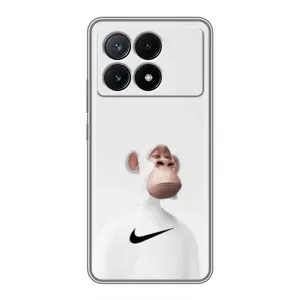 Чохли з Мавпами NFT для Xiaomi POCO X6 Pro (5G) (AlphaPrint) (мавпа NFT Nike)