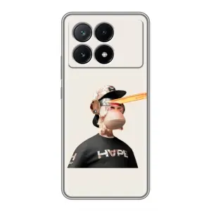 Чохли з Мавпами NFT для Xiaomi POCO X6 Pro (5G) (AlphaPrint) (мавпа NFT в окулярах)
