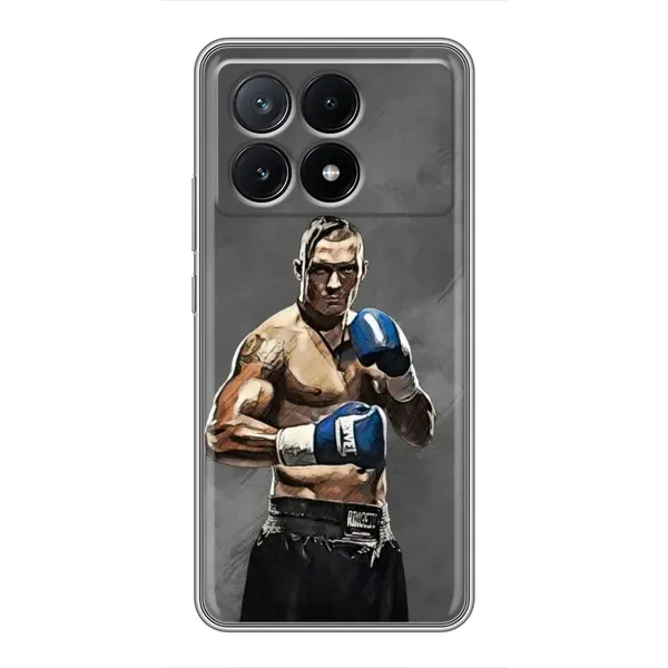 Чохол з принтом «Олександр Усик» для Xiaomi POCO X6 Pro (5G)