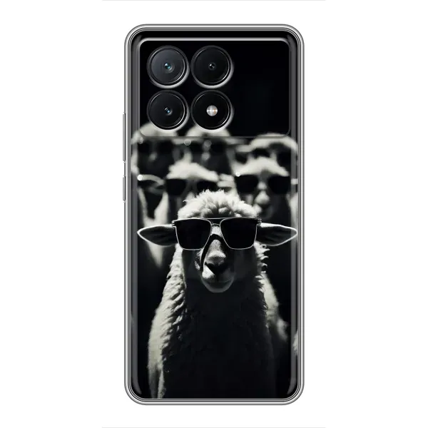 Чехол с принтом «Овечка в очках» для Xiaomi POCO X6 Pro (5G) Чехол с принтом «Овечка в очках» для Xiaomi POCO X6 Pro (5G)