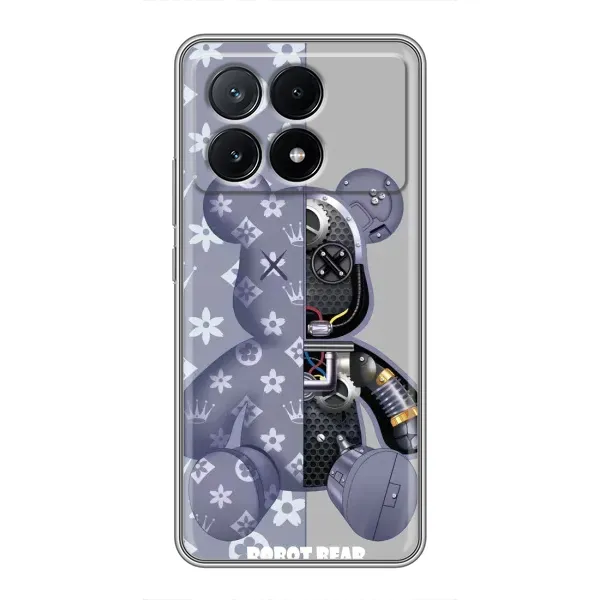 Чехол с принтом «Робот Мишка» для Xiaomi POCO X6 Pro (5G) Чехол с принтом «Робот Мишка» для Xiaomi POCO X6 Pro (5G)