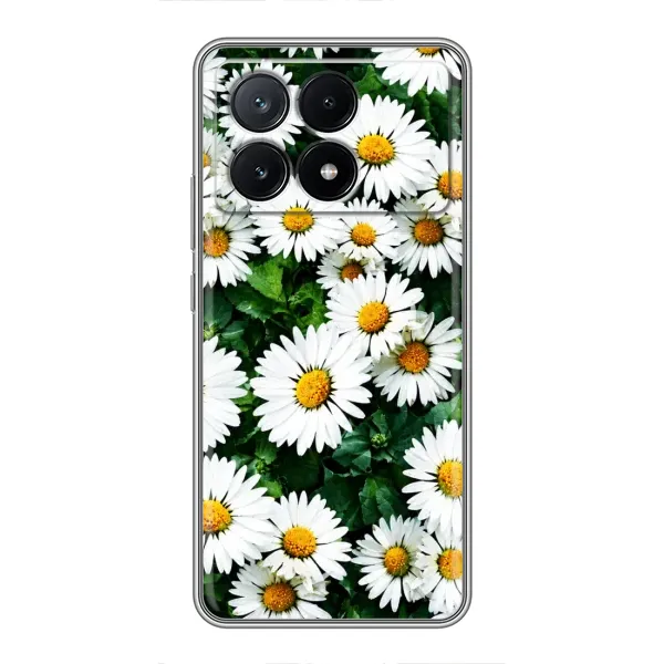 Чехол с принтом «Ромашки» для Xiaomi POCO X6 Pro (5G) Чехол с принтом «Ромашки» для Xiaomi POCO X6 Pro (5G)