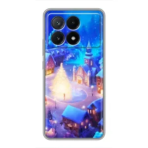 Різдвяні Чохли для Xiaomi POCO X6 Pro (5G) (VPrint) (Різдвяне місто)
