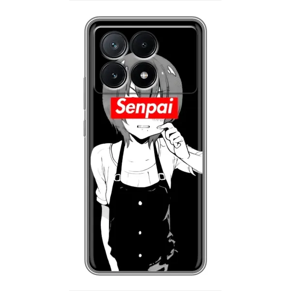 Чехол с принтом «Senpai» для Xiaomi POCO X6 Pro (5G)
