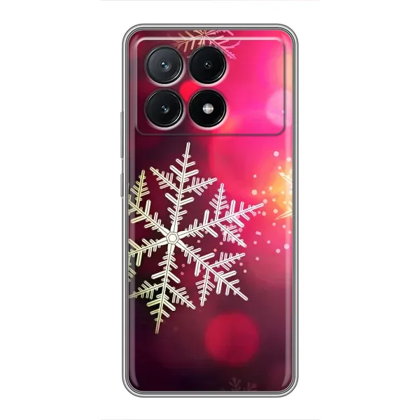 Чохол з принтом «Сніжинка» для Xiaomi POCO X6 Pro (5G)