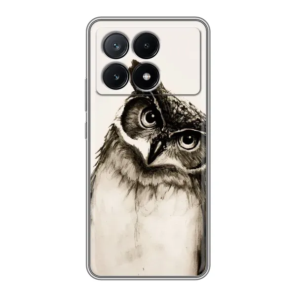 Чохол з принтом «Сова» для Xiaomi POCO X6 Pro (5G)