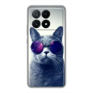 Чохол з принтом для Xiaomi POCO X6 Pro (5G) (AlphaPrint) Модні коти (Стильний кіт)