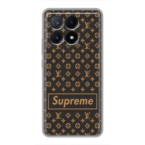 Чеохол для Xiaomi POCO X6 Pro (5G) з картинкою Supreme (AlphaPrint) (Supreme LV)
