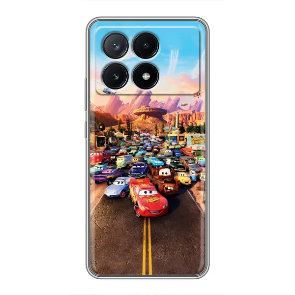 Чохол з принтом «Тачки на трасі» для Xiaomi POCO X6 Pro (5G) Чохол з принтом «Тачки на трасі» для Xiaomi POCO X6 Pro (5G)