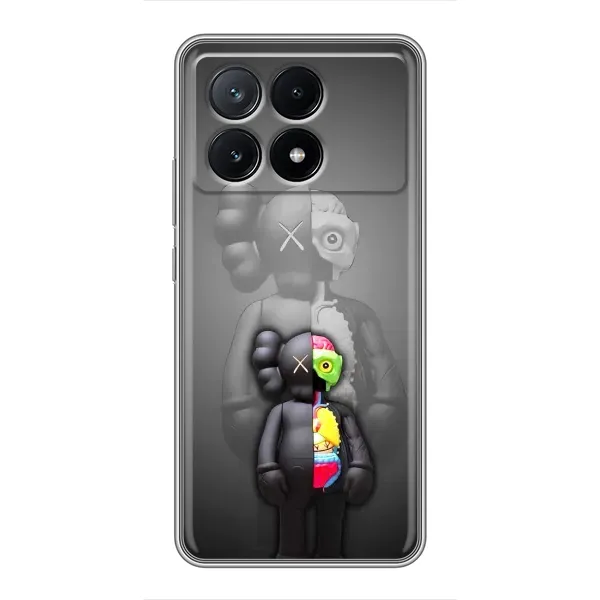Чохол з принтом «Тіло Bearbrick» для Xiaomi POCO X6 Pro (5G)