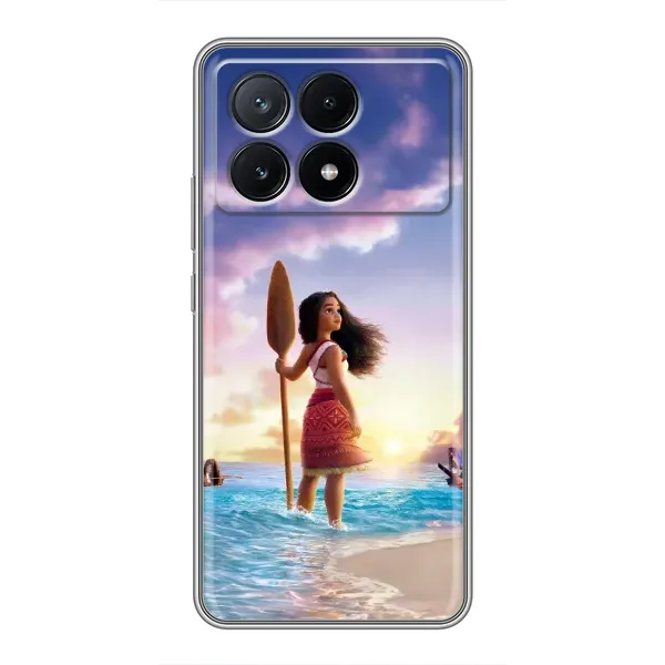 Чохол з принтом «Моана з веслом» для Xiaomi POCO X6 Pro (5G)