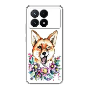 Чохли з картинкою Лисичка для Xiaomi POCO X6 Pro (5G) (VPrint) (Весела лисичка)