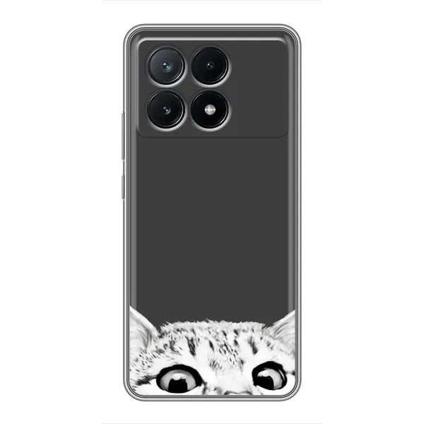 Чохол з принтом «Виглядає котик» для Xiaomi POCO X6 Pro (5G)