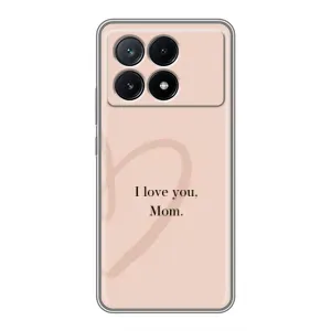 Чохли для мами на Xiaomi POCO X6 Pro (5G) (Серце мамі)