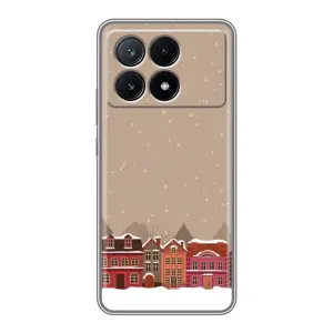 Новорічні, Святкові Чохли для Xiaomi POCO X6 Pro (5G) - 2024 год (Зимове місто)