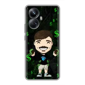 Чохол з принтом «Блогер Beast» для Realme 10 Pro Plus