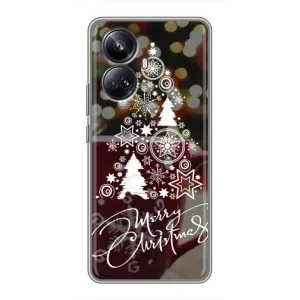 Рождественские Чехлы для Realme 10 Pro Plus (VPrint) (Елочка узорная)