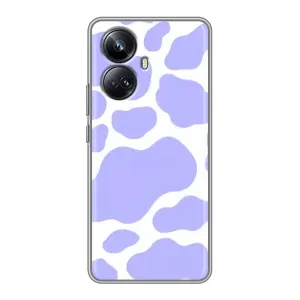 Чохол з принтом корови на RealMe 10 Pro Плюс (Фіолетова Бурьонка)