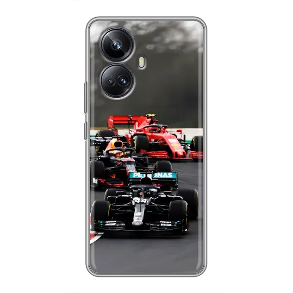 Чехол с принтом «Гонка Формула 1» для Realme 10 Pro Plus