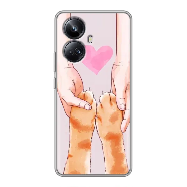 Чехол с принтом «Любовь к котикам» для Realme 10 Pro Plus Чехол с принтом «Любовь к котикам» для Realme 10 Pro Plus