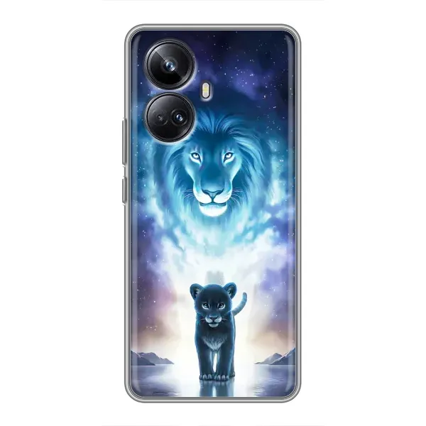 Чехол с принтом «Маленький лев» для Realme 10 Pro Plus Чехол с принтом «Маленький лев» для Realme 10 Pro Plus