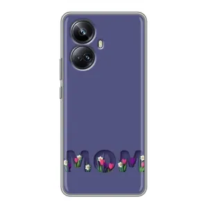 Чехлы для мамы на Realme 10 Pro Plus (Мама в цветах)