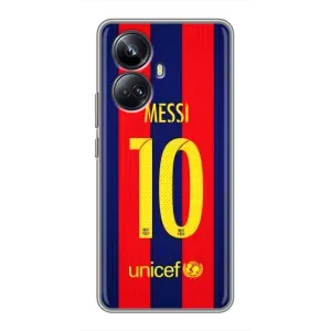 Чехлы Месси для Realme 10 Pro Plus (AlphaPrint) (Messi Barca 10)
