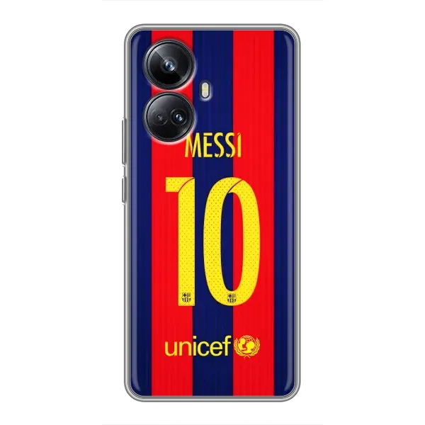 Чехол с принтом «Messi Barca 10» для Realme 10 Pro Plus