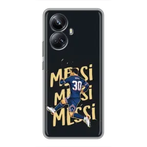 Чехлы для Realme 10 Pro Plus (Leo чемпион) (AlphaPrint) (Messi ПСЖ)