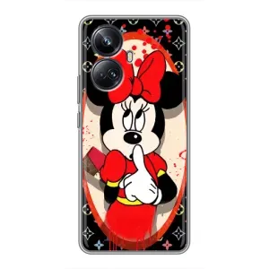 Чехол Disney Mouse Realme 10 Pro Plus (PREMIUMPrint) (Минни Маус ЛВ)