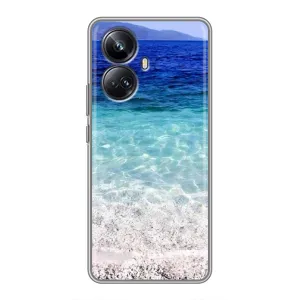 Силиконовый чехол с КАРТИНКАМИ лето для Realme 10 Pro Plus (AlphaPrint) (Море)