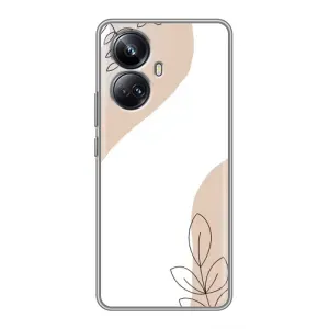 Чехол с принтом «Нюдовая веточка абстракция» для Realme 10 Pro Plus