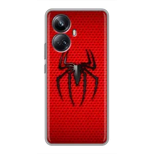 Чехол с человеком пауком для Realme 10 Pro Plus - (AlphaPrint) (Паук Марвел)