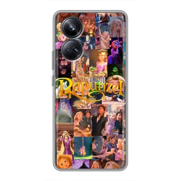Чохол з принтом «Колаж Рапунцель» для Realme 10 Pro Plus