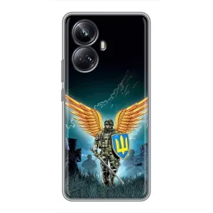 Чехлы с картинкой ЗСУ для Realme 10 Pro Plus (AlphaPrint) (Солдат ЗСУ)