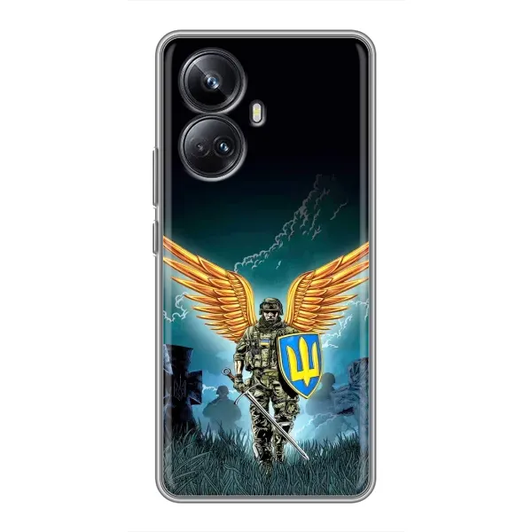 Чехол с принтом «Солдат ЗСУ» для Realme 10 Pro Plus