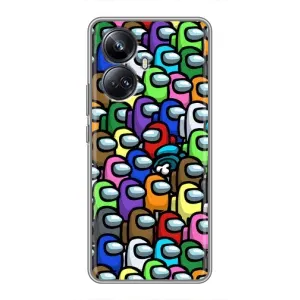 Чехол Амонг Ас для Realme 10 Pro Plus (AlphaPrint) (Убит)
