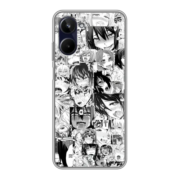 Чехол с принтом «Ahegao manga» для Realme 10