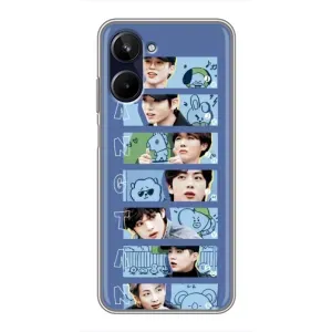 Чехлы BTS для Realme 10 (AlphaPrint) (Bangtan)