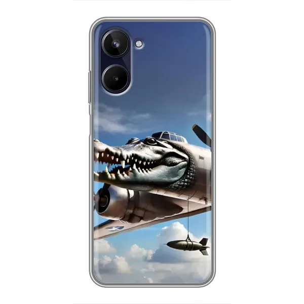 Чехол с принтом «Бомбардиро крокодило» для Realme 10