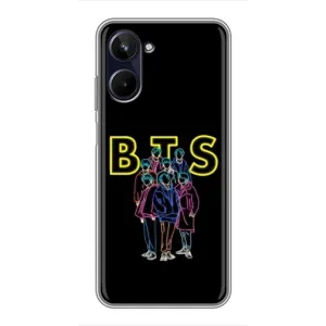 Чехлы BTS для Realme 10 (AlphaPrint) (BTS стайл)