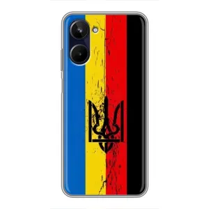 Украинские Чехлы для Realme 10 с картинкой УПА (AlphaPrint) (Прапор УПА)