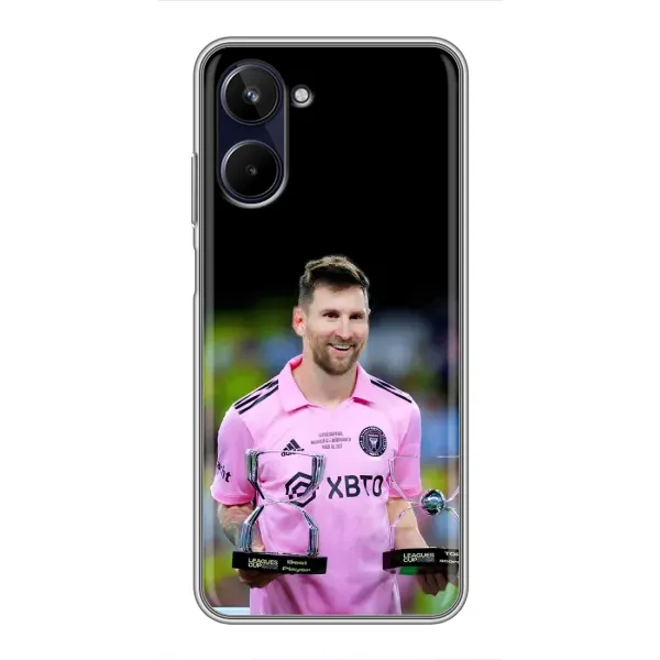 Чехол с принтом «Кубки Месси» для Realme 10