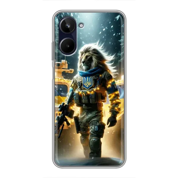 Чехол с принтом «ЛЕВ ЗСУ» для Realme 10