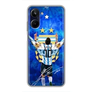 Чехлы Месси для Realme 10 (AlphaPrint) (Месси Аргентина)